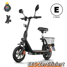 12" Elektroroller 48V Mit Straßenzulassung 13AH Scooter mit Sitz TWOFISH M5 …