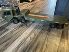 Vintage GI Joe 2002 Hasbro GI Joe Funrise Flatbed Tractor Trailer Semi Truck