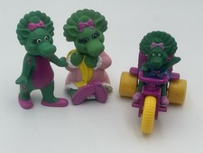 Vintage 1993 Barney Friends Baby Bop Lyons Group Lot Of 3 Toys