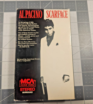 Scarface (1983, Beta) MCA   Al Pacino