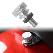Chrome Rear Fender Seat Mount Screw Bolt For Harley XL Dyna Softail Touring CVO