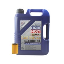 5L Liqui Moly Leichtlauf High Tech 5W-40 Wix Engine Oil Change Kit for E36 318is