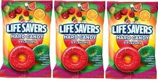 Lifesavers 5 Flavor Hard Candy Individually Wrapped 3 Pack