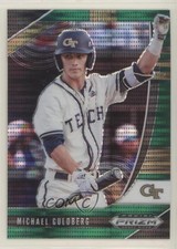 2020 Panini Prizm Draft Picks Green Pulsar Prizm Michael Guldberg #PDP98 h3a