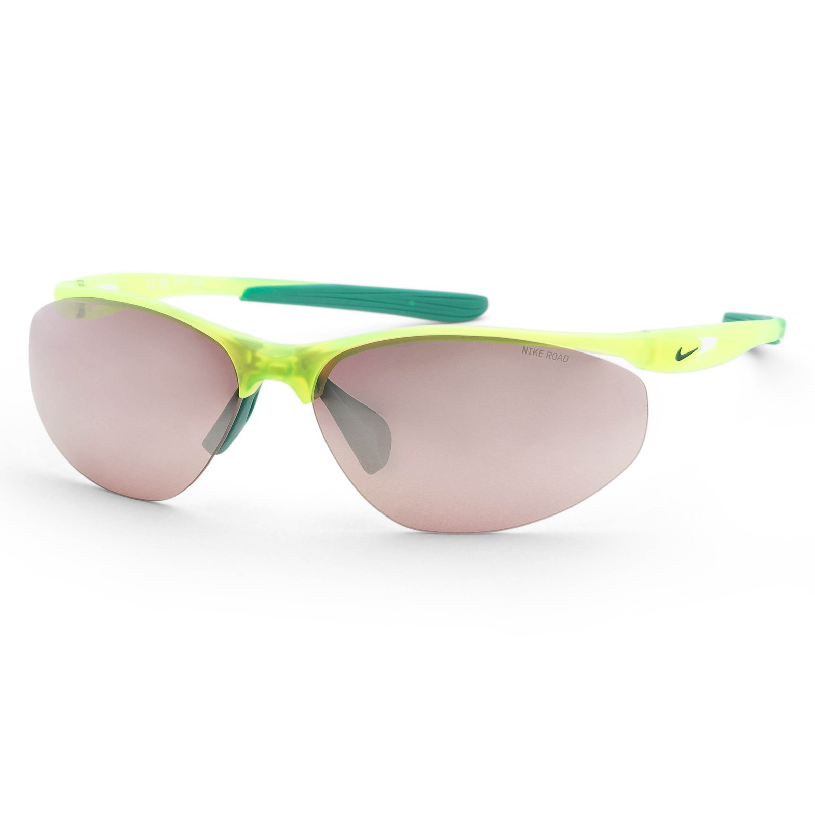 Nike Unisex Aerial 69 mm Neon Green Sunglasses DZ7353-702 7390₽
