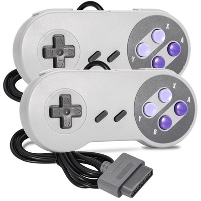 iNNEXT 2 Pack Wired SNES Gamepad, SNES Controller Fully Compatible with Origi...