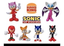 Burger King Sonic The Hedgehog Toys 2025 New In Packaging The Whole Set
