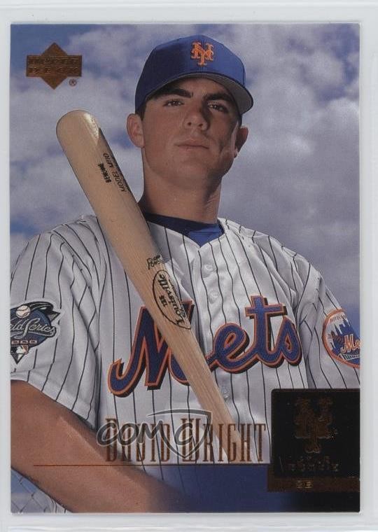 2001 Upper Deck Prospect Premieres Star Rookie David Wright #52 10yf