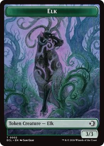 Elk // Oko, Shadowmoor Scion Emblem Double-Sided Token Lorwyn Eclipsed