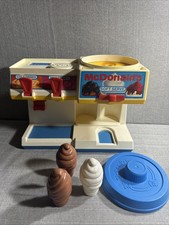 Vintage Fisher Price McDonald's Soda Fountain Soft Serve 1988 Playset USA Made