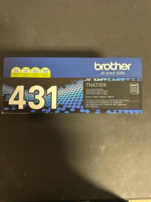 #ad Brother TN431BK 3000 Page Yield Toner Black New $62.00