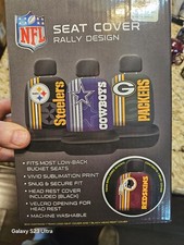 WASHINGTON REDSKINS SEAT COVER RALLY DESIGN NEW IN BOX