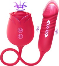 Rechargeable Personal Massager Tongue with 10 Quiet Vibration Modes Cordless