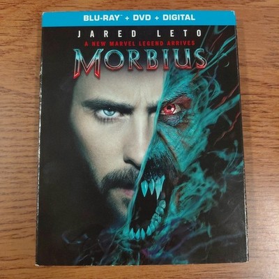 Morbius (Blu-ray / DVD, 2022)  Jared Leto Sony Marvel Superhero NEW w/ Slipcover