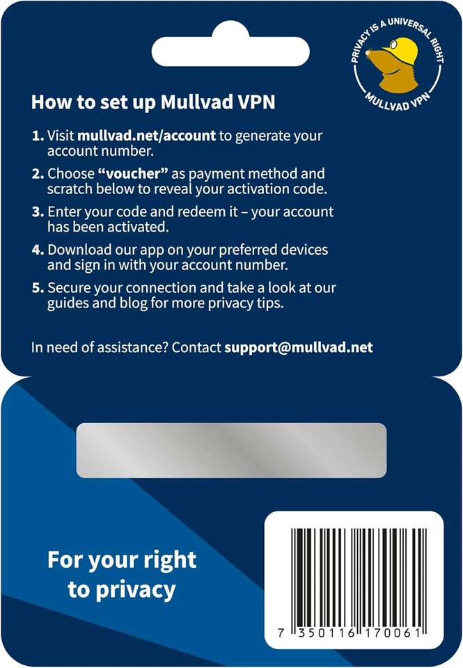 Mullvad VPN | 6 Months for 5 Devices | Protect Your Privacy with Easy-To-Use Sec - Image 2 of 4