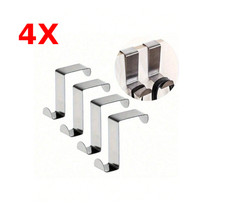 Sale Over the Door Hooks Wash Room Coat Hanger Clothes Towel Storage Cupboard