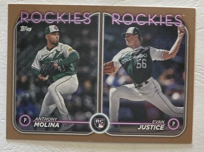2024 Topps Update Series - Rookie Combos Evan Justice, Anthony Molina #US270...