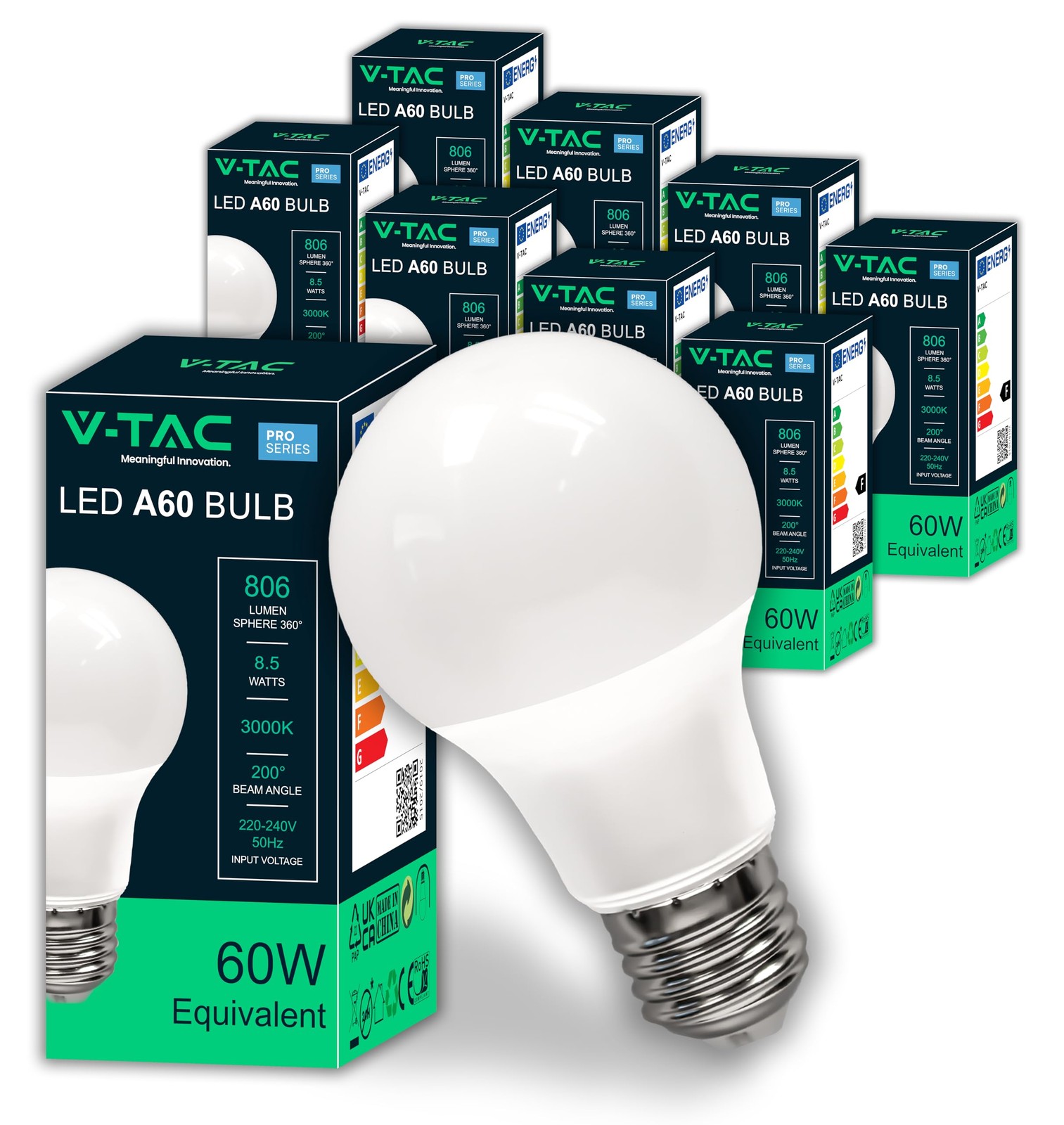 Ampoules LED E27 haute efficacité 8.5W pour réduire votre consommation