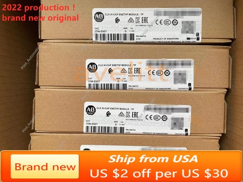 2022 Nuovo modulo Allen Bradley AB 1756-EN2T/D ControlLogix EtherNet/IP STOCK USA - Foto 1 di 5