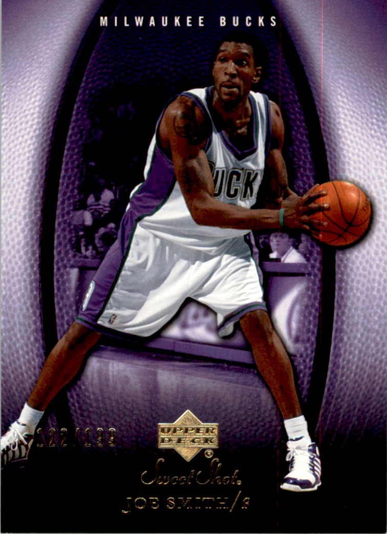 2005-06 UPPER DECK SWEET SHOTS JOE SMITH 122/199 MILWAUKEE BUCKS #53 NM-MT