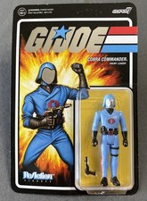 Cobra Commander Enemy Leader 3.75    Foil Card Super7 ReAction 2021 UNPUNCED