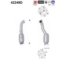 AS Katalysator für Audi A6 Allroad 4FH C6 3.0 TDI quattro 4F5 2.7 4F2