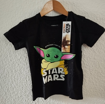Difuzed Star Wars Grogu Boys Short Sleeved T-Shirt 98/104 Neu OVP *