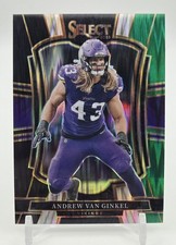 2025 Panini Select- Andrew Van Ginkel #164 Premier Level Black Green Shock Prizm