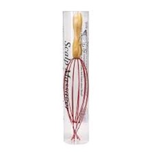 SCALP MASSAGER - Discontinued Wood Handle Red Wire  Head Massages  Stress Relief