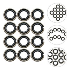 12 Sets Impact Wrench Socket Retainer Rings Rubber O Rings And Retaining Rings