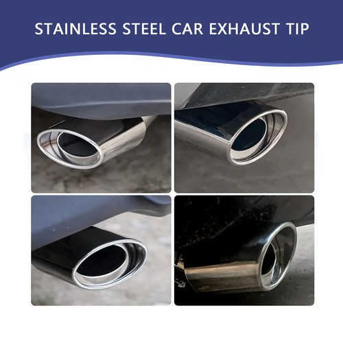 For Honda Civic Car Exhaust Pipe Tip Rear Tail Throat Muffler Stainless Steel - Picture 12 of 22