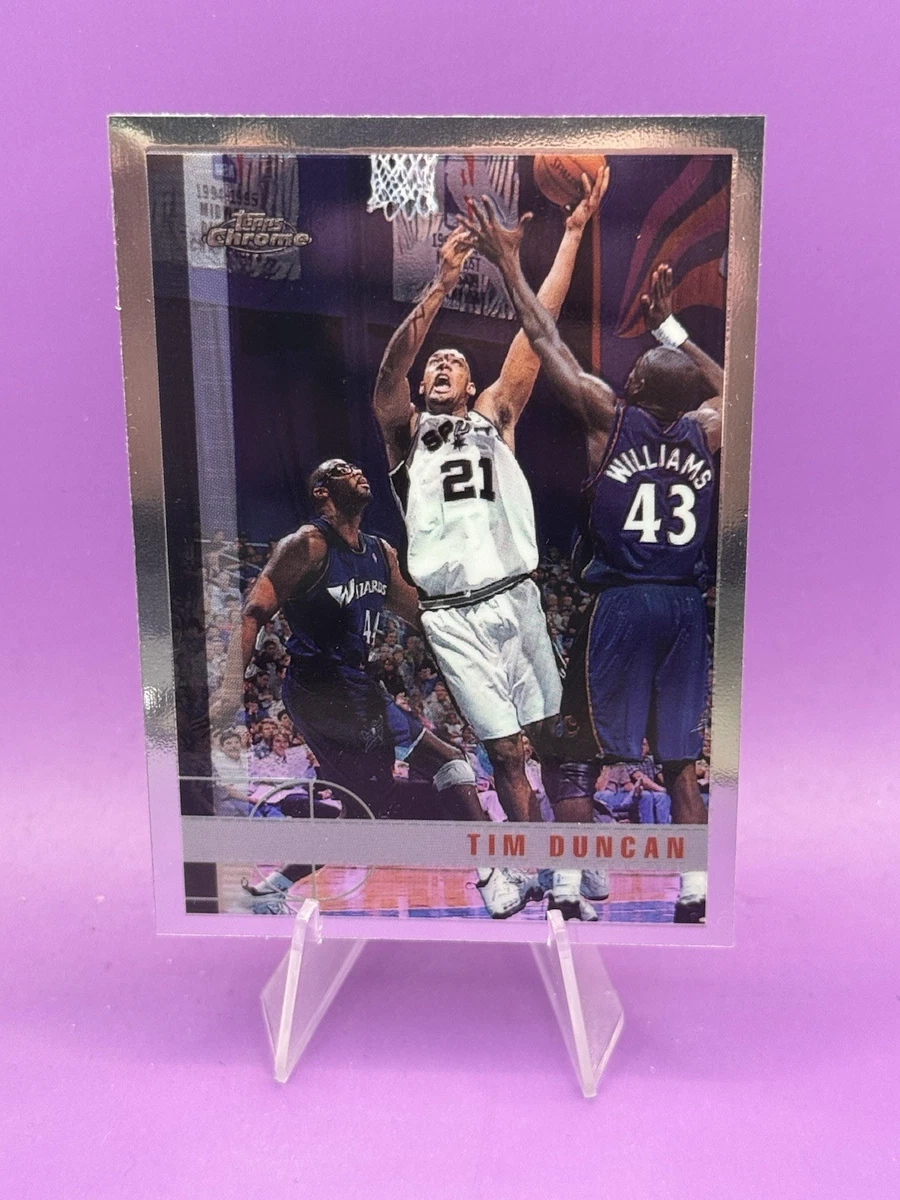 Topps Tim Duncan Basketball Rookie Sports Trading Cards