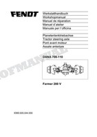 Fendt Planetenlenktriebachse Dana 708 110 Farmer 200 V Traktor Werkstatthandbuch