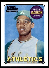 2018 Topps Archives #260 Reggie Jackson Topps Rookie History