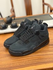 Nike Air Jordan 4 Black Cat Men's Basketball Shoes Retro AJ4 Triple Black