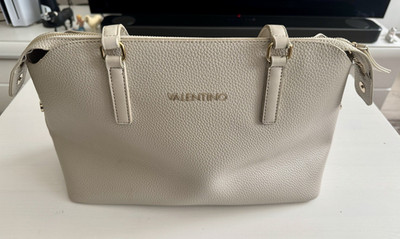Original Valentino by Mario Valentino Tote Bag   Light Beige   Used Condition -