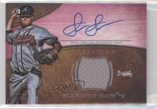 2014 Bowman Inception Auto Relics Pink 9/50 Shae Simmons #AR-SS Auto nd3
