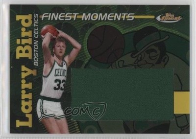 2006 Topps Finest Moments Refractor Jumbo Relics 239/299 Larry Bird #LB HOF 2po