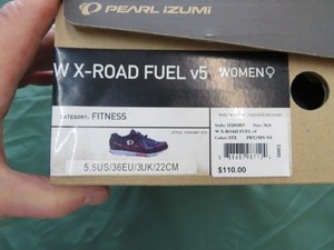Pearl Izumi WX-Road Fuel V5 Cycling Shoes Size 36 Women's  NEW