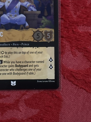FOIL Disney Lorcana Ursula's Return - Prince Eric - Ursula's Groom - 22/204 FOIL - Picture 5 of 7