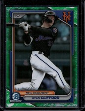 2024 Bowman #BCP-1 Ryan Clifford Chrome Prospects Lunar Glow Refractors
