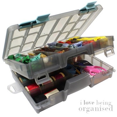 Creative Options zweistufige Bastel-Aufbewahrungsbox