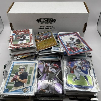 300-500 Random Football, Baseball, Basketball Cards Base, Inserts, Bulk Card Lot