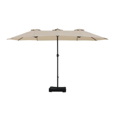 #ad Sunjoy Triple Canopy Umbrella with Base 178.74in L x 104.72in Scratch amp; Dent $110.59