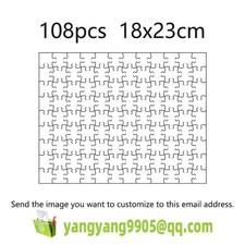 Personalized Custom Picture Wooden Jigsaw Puzzle Cartoon Style DIY Toy for Kids