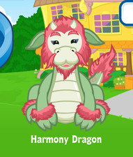 Webkinz Classic Harmony Dragon Virtual Adoption Code Only Messaged