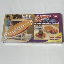 New Moving Men As Seen on TV Set of 8 Furniture Sliders 4 Giant & 4 Mini Sealed