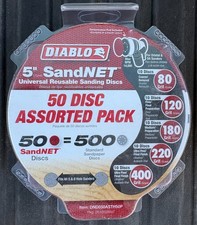 Diablo SandNet 5 in Coated Assorted Disc - 50...