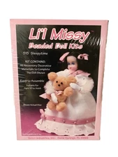 Vtg Li'l Missy Beaded Doll Kits #513 “SLEEPY TIME” Sunlyn Ind. Teddy SEALED NEW