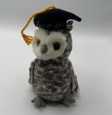 Beanie Baby Smart Owl Class of 2001 Style 4353 DOB June 7, 2000 Retired